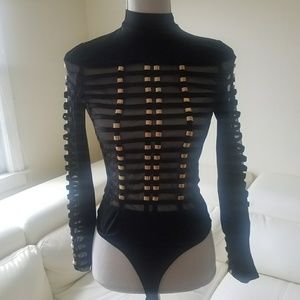 Black akira bodysuit